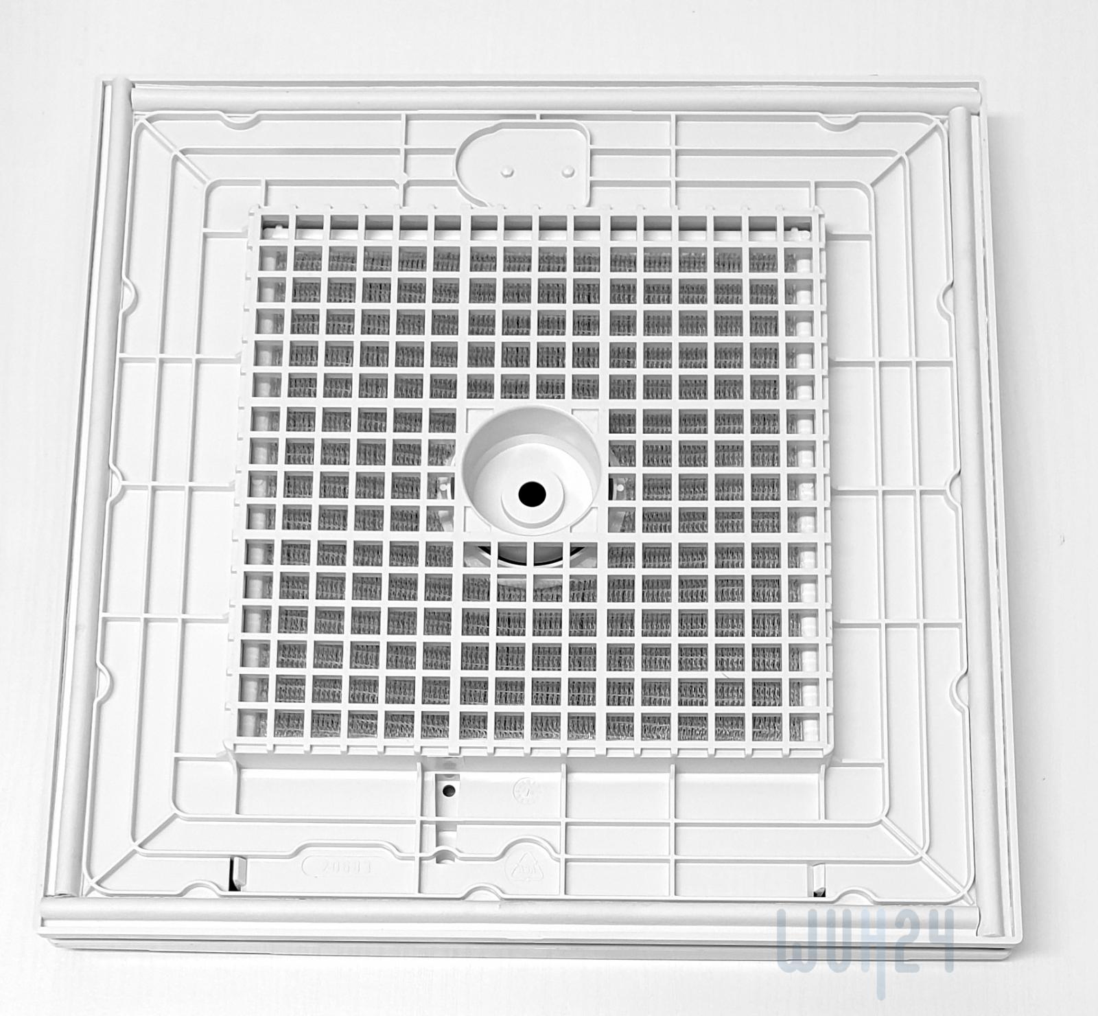 Helios Ersatz-Fassade weiß Ersatzblende mit Dauerfilter 88191, für Ventilatoreinsatz ELS-VE - Bild 2