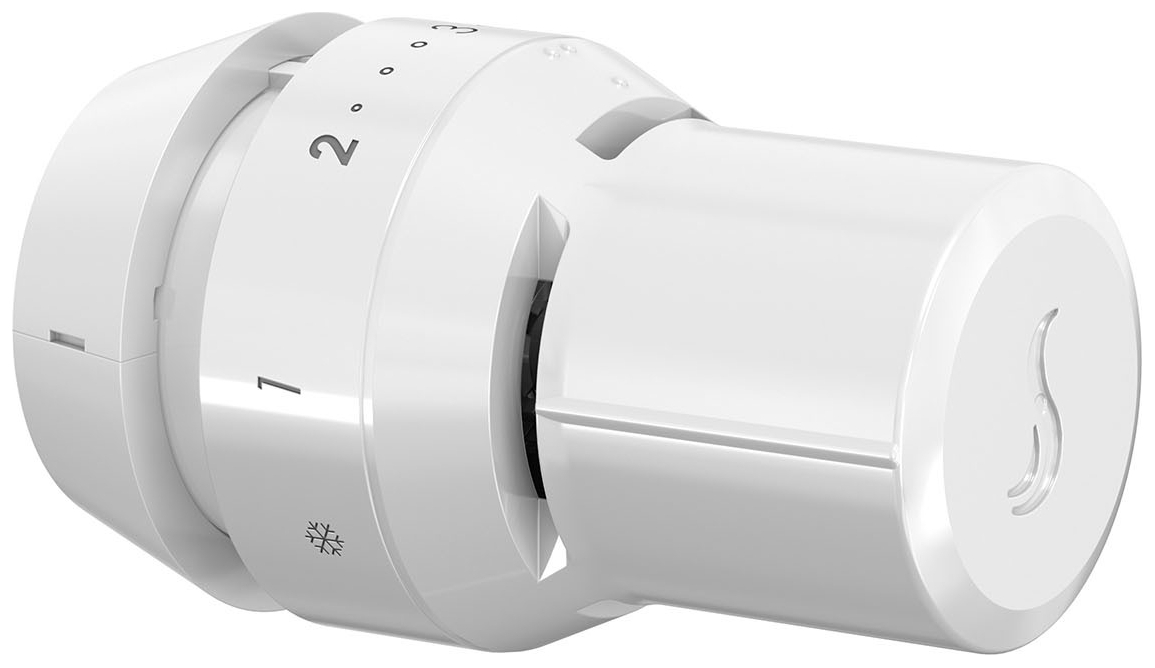 COSMO Thermostatkopf weiß, Anschlussgewinde M30x1,5 ohne Nullstellung