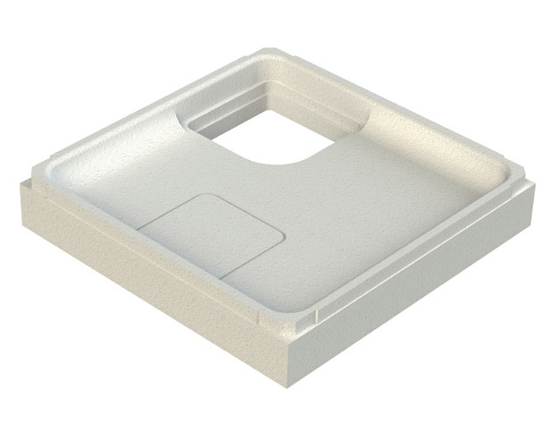 Duschwannenträger 87x87x14cm, für Duschwanne 90x90x3,5 cm quadratisch superflach - Bild 1