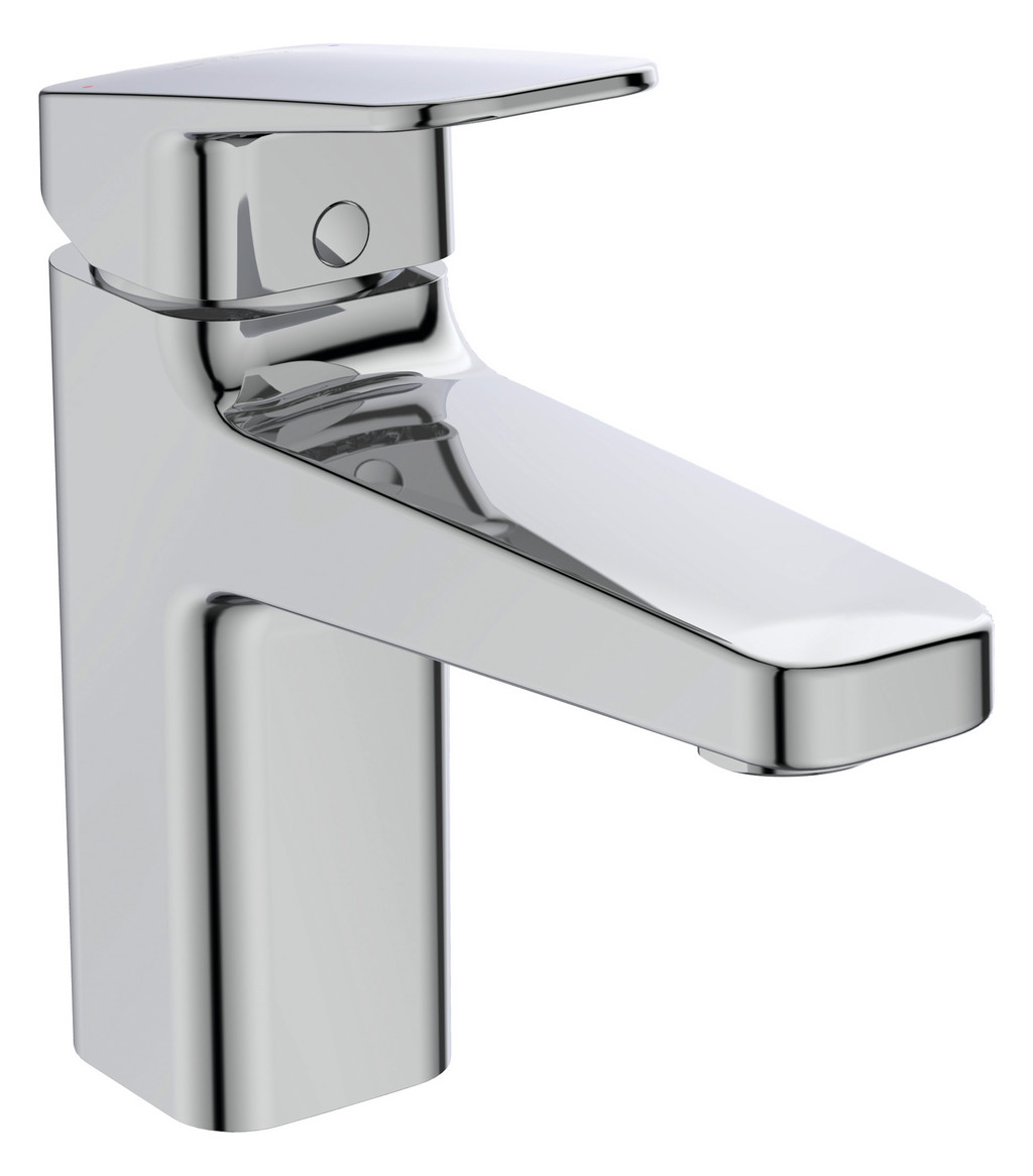 Ideal Standard Ceraplan Waschtischarmatur H90 Chrom mit Zugknopf-Ablaufgarnitur BD227AA - Bild 1