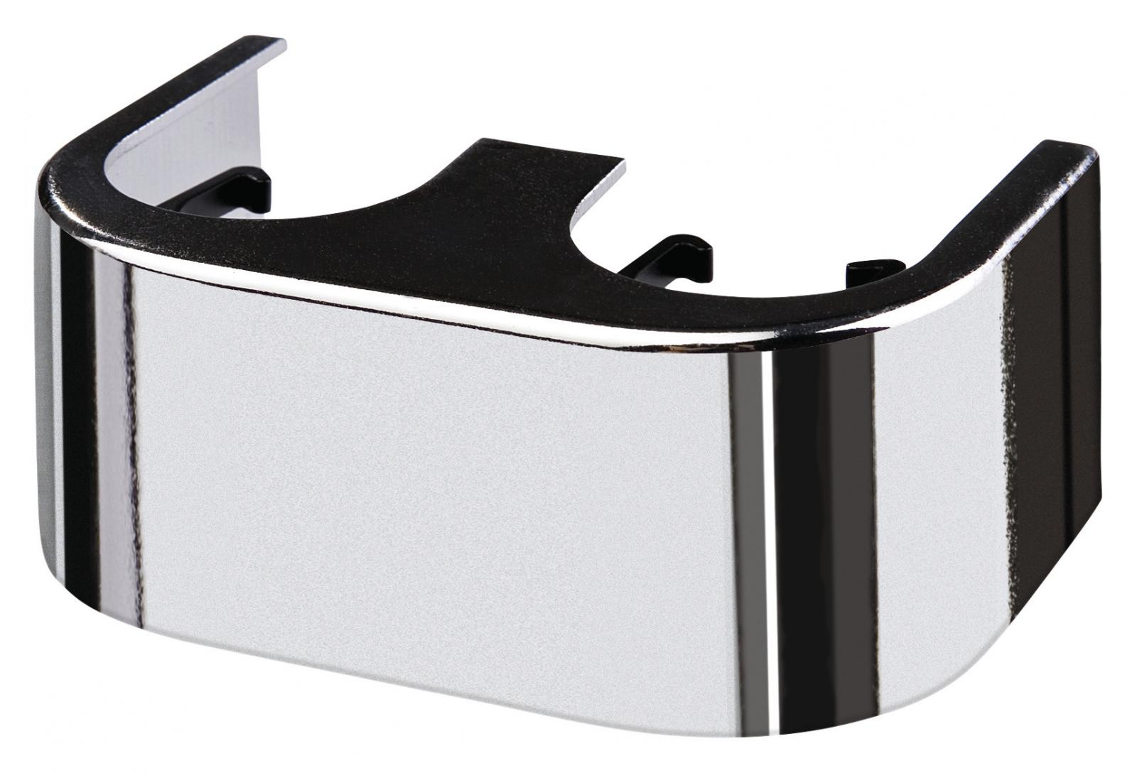 Simplex Designverkleidung für Hahnblock Eck, Kunststoff verchromt F10096 - Bild 1