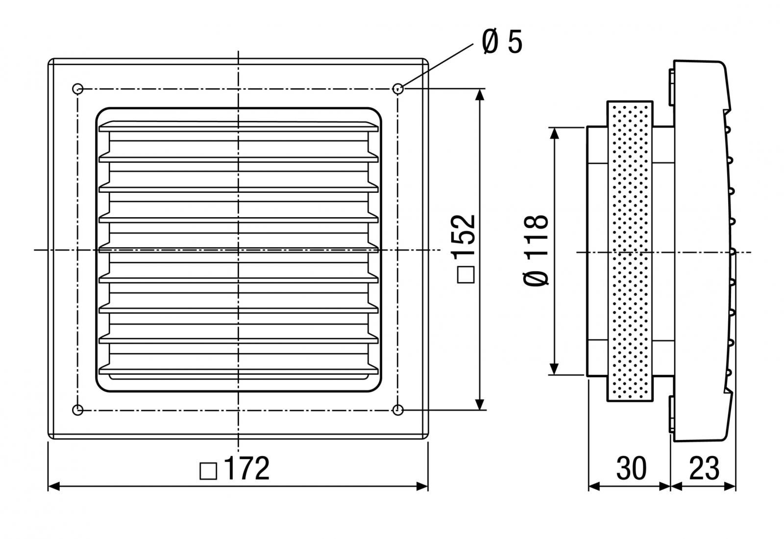 Maico Außengitter SG 120 Nr. 0059.0951 - Bild 2