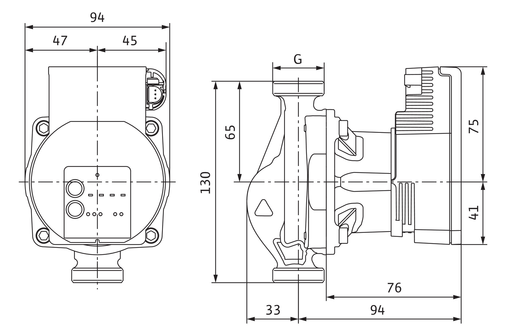 Wilo Nassläufer-Hocheffizienzpumpe Varios PICO-STG 15/1-7, G 1, 230V, 4215540