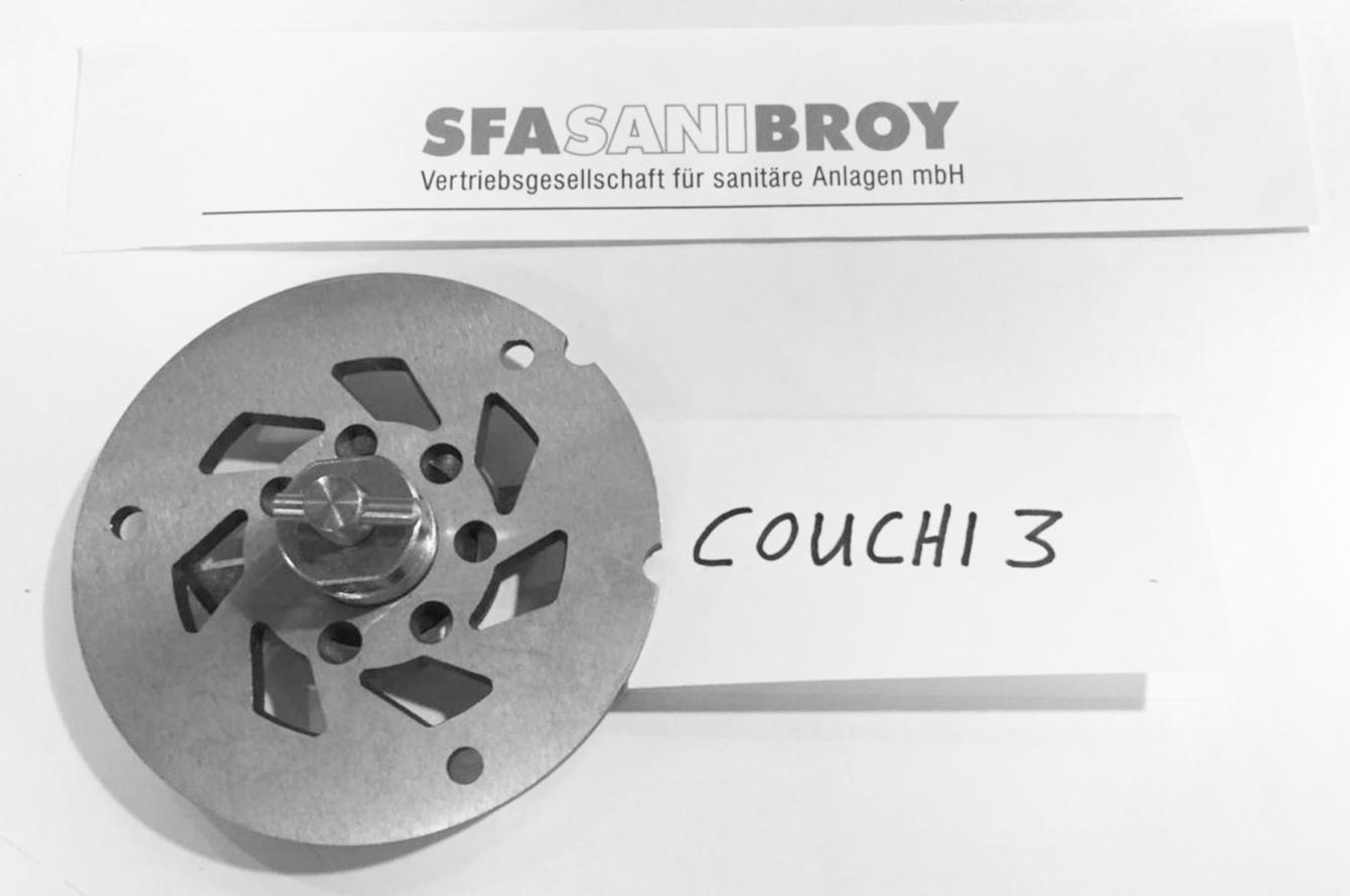 SFA Messer COUCHI3 komplett für Hebeanlagen der SANICUBIC Reihe - Bild 1