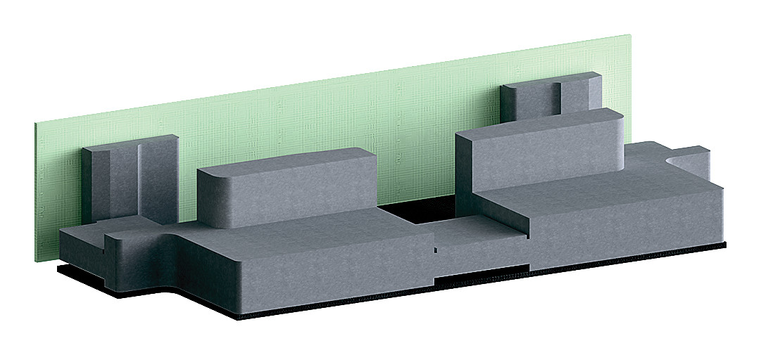 Dallmer DallFlex Schallschutzelement 539090, für Ablaufgehäuse DallFlex 539007 und Duschrinnen - Bild 1