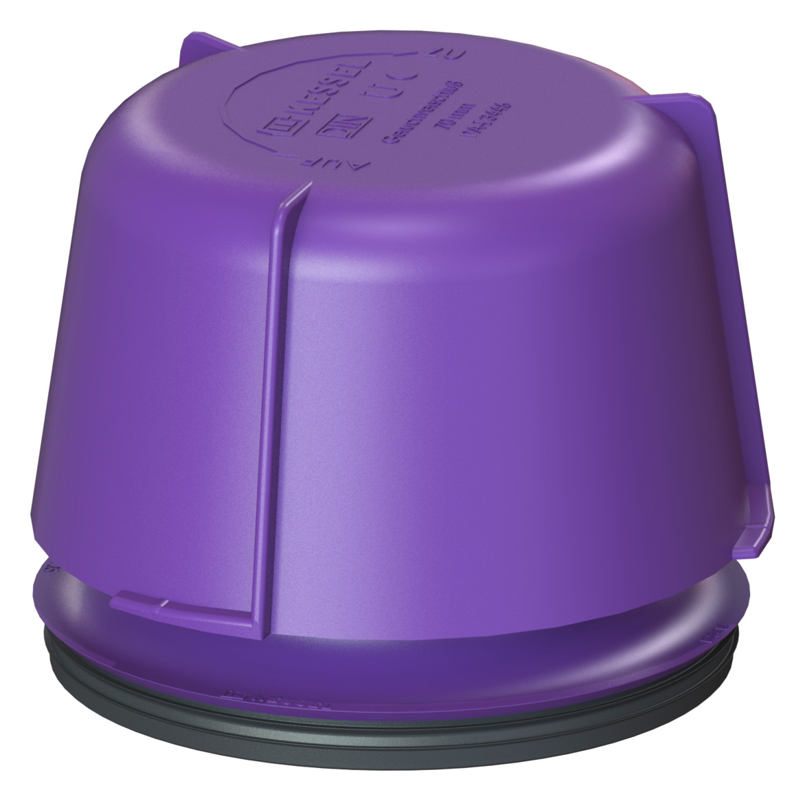 KESSEL Glockengeruchverschluss aus PP herausnehmbar Sperrwasserhöhe 70 mm 27170 - Bild 1