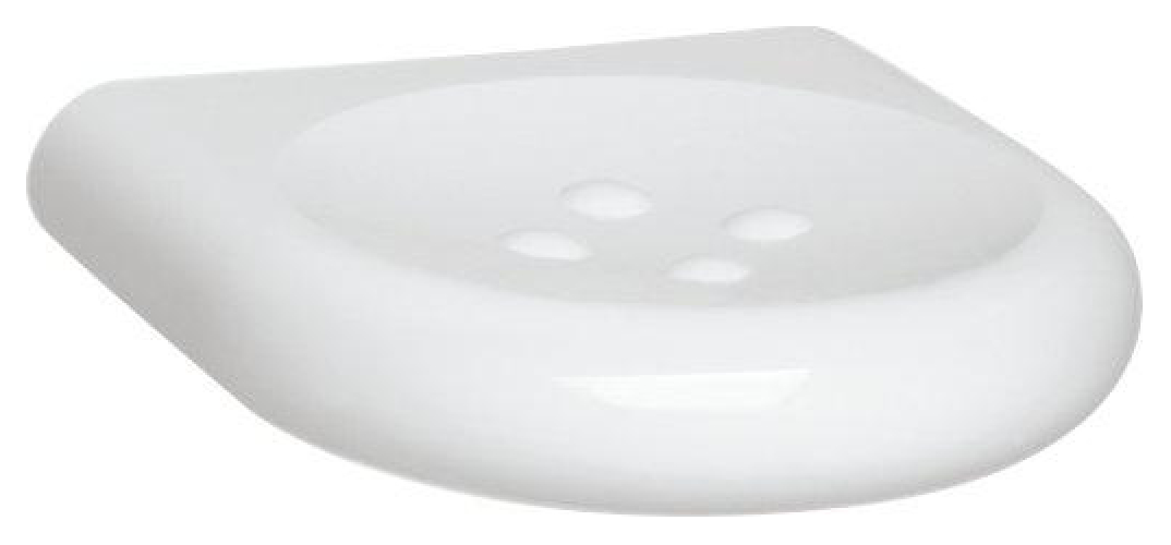 HEWI Serie 477 Seifenablage groß mit Noppen reinweiß 477.02.200.99 - Bild 1