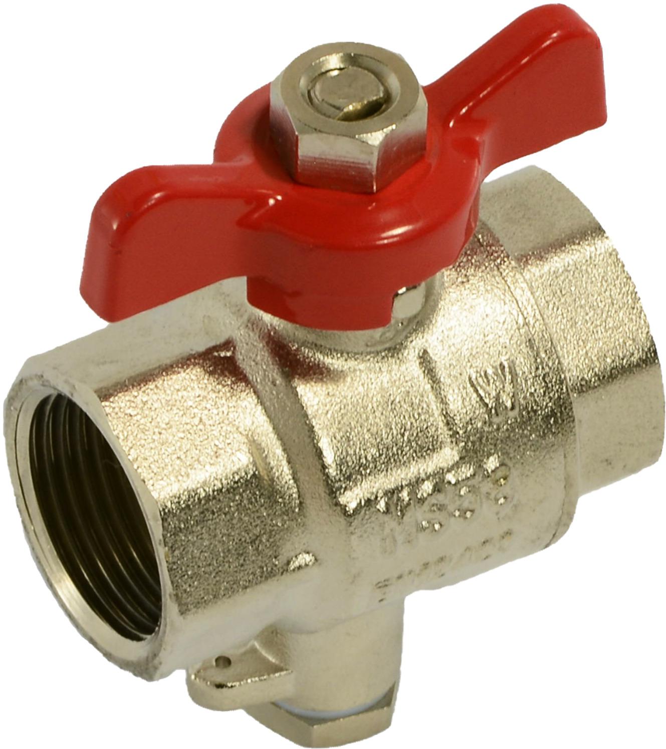 Sensus Kugelhahn G 1'' IG komplett PN 16, für Wärme- und Kältezähler Qp 3,5 bis 6,0 - Bild 1