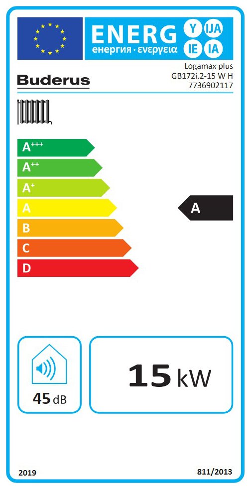 Buderus Logaplus Gas-Brennwertpaket M GB172i.2-15 W H, Erdgas E/LL mit Zubehör 7739622500 - Bild 2