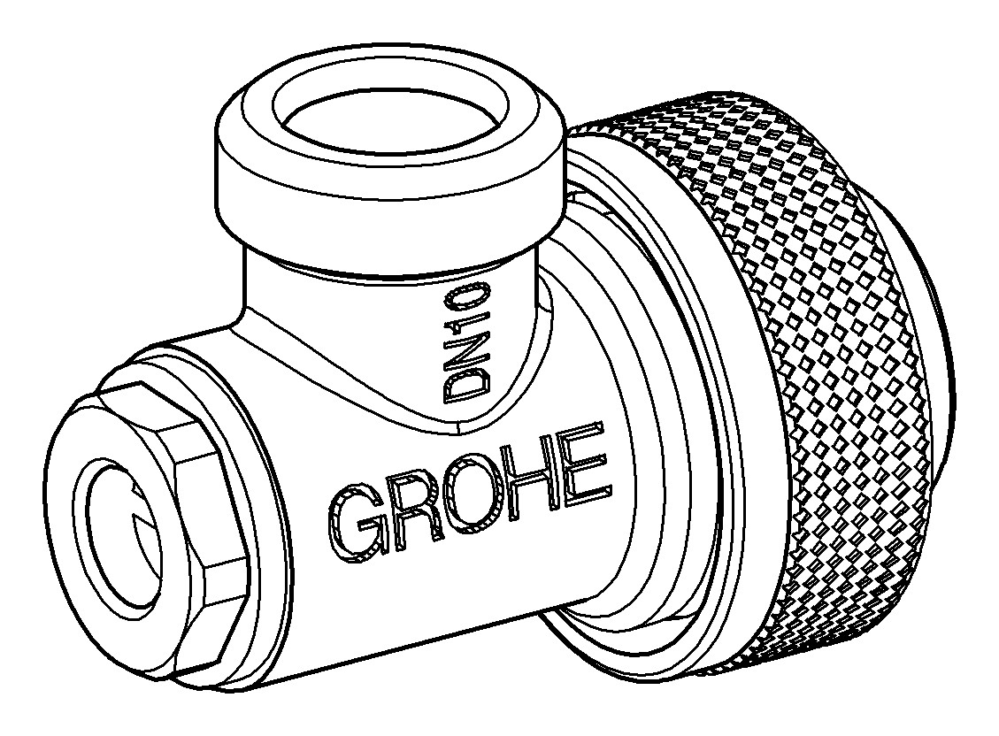 GROHE Eckventil für WC-Spülkasten 42235000 - Bild 2