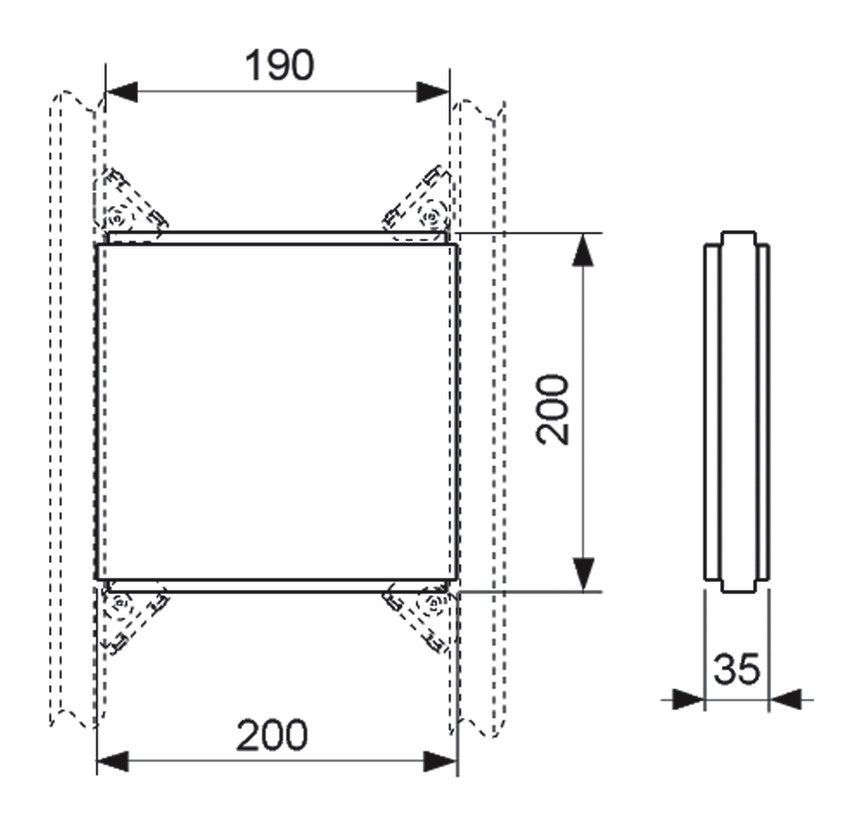 TECEprofil Befestigungsplatte für Zusatzeinbauten 9042005 - Bild 3