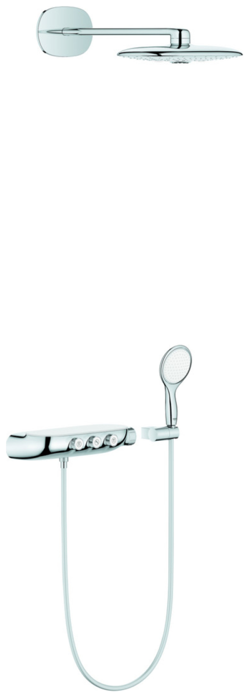 GROHE Duschsystem Rainshower Thermostat Smart Control 360 Duo 26443 chrom