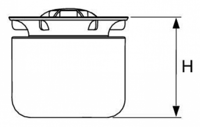 TECEdrainpoint S 2-stufiger Membran-Geruchsverschluss 3695006 für Abläufe DN 100 - Bild 2