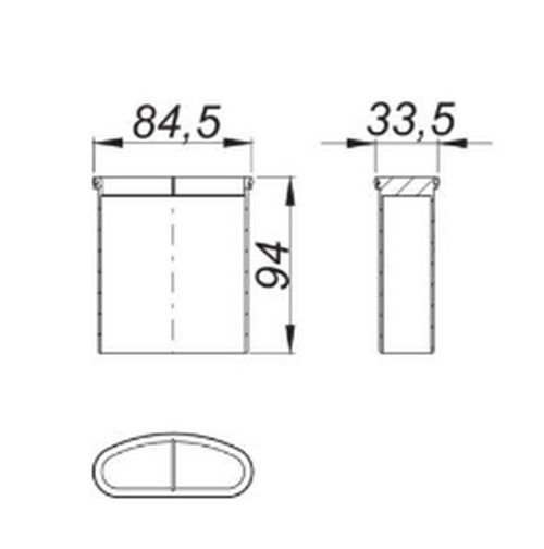 DALLMER Geruchsverschluss 539328, für Ablaufgehäuse DallFlex senkrecht  - Bild 2