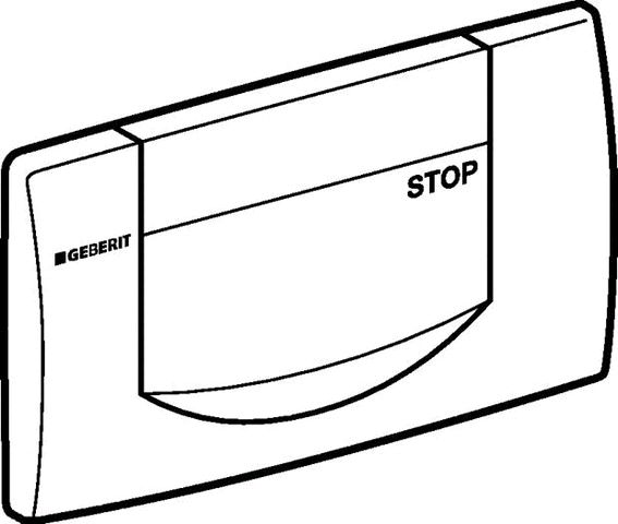 Geberit 200F Betätigungsplatte weiss Start-Stop 115.222.11.1