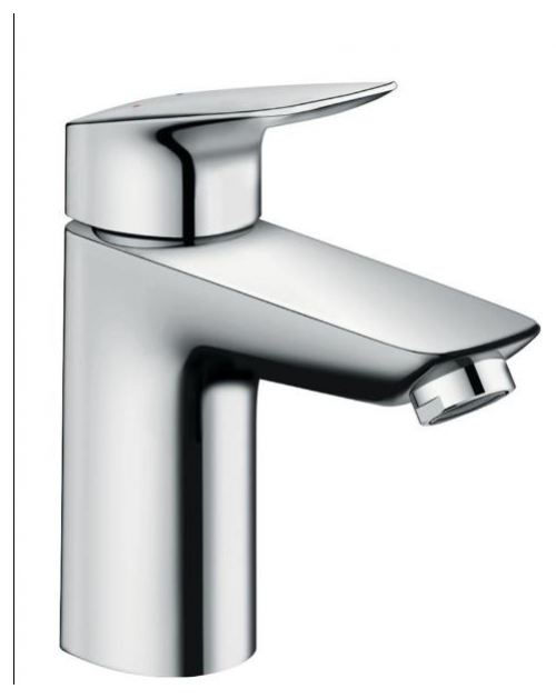 Hansgrohe Logis Waschtischmischer ComfortZone 100 chrom ohne Ablaufgarnitur 71101000 - Bild 1