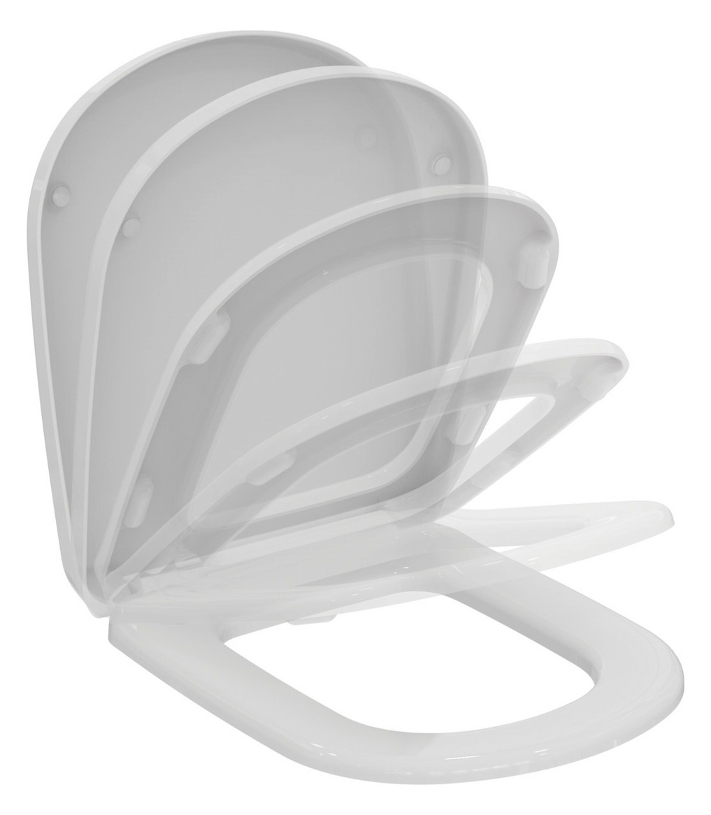 Ideal Standard WC-Sitz Eurovit Softclose weiß mit Absenkautomatik T679301 - Bild 2