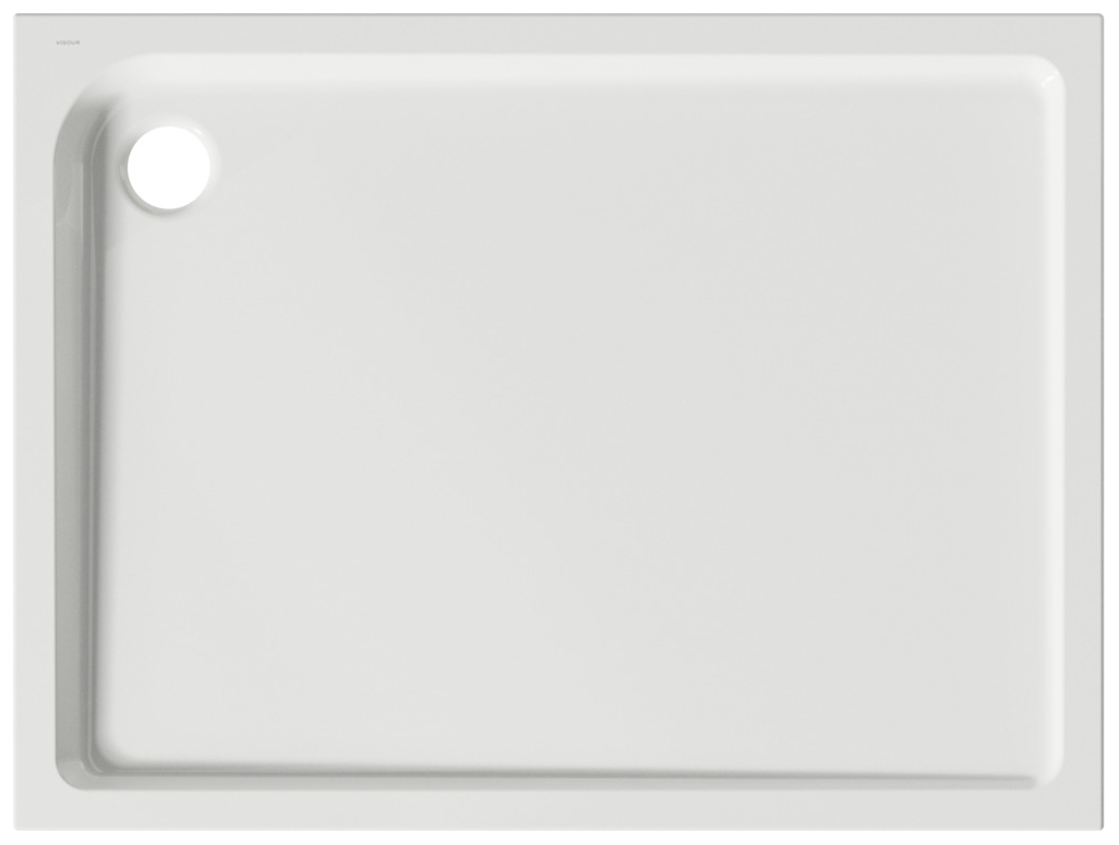 VIGOUR Duschwanne Acryl one 120x90x3.5cm weiss - Bild 1