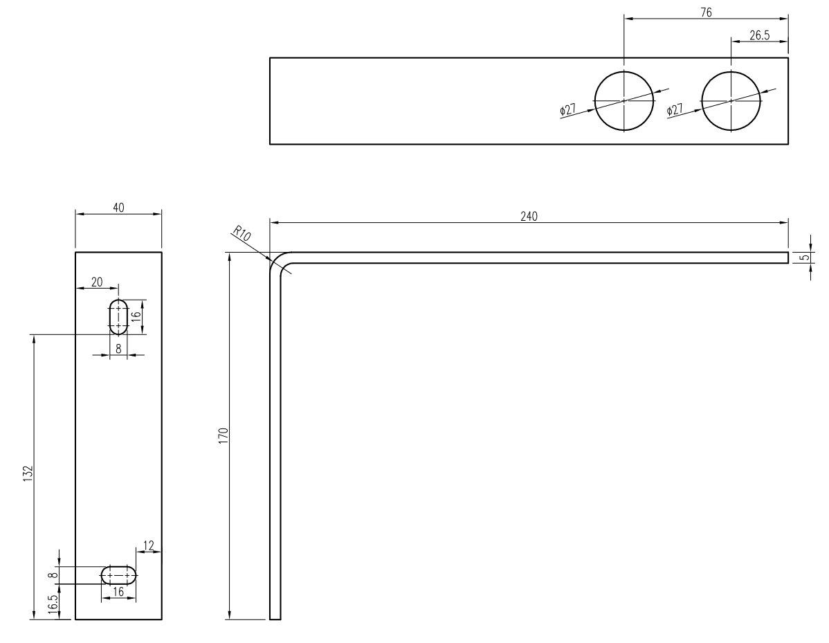 Universalwandhalterung für Ausdehnungsgefässe 8-25 Liter für Heizung und Trinkwasser - Bild 2