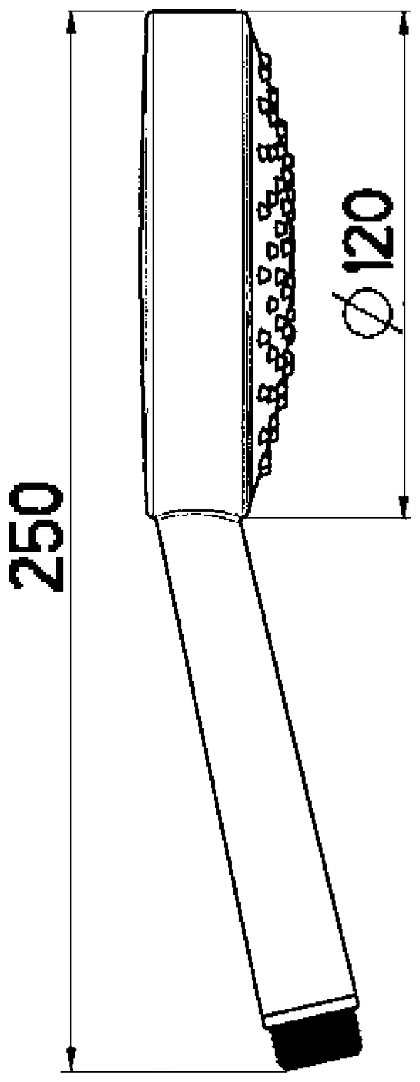 Nikles Handbrause Techno XL 120 3-strahlig Regen Soft Massage verchromt A2805QMN - Bild 3
