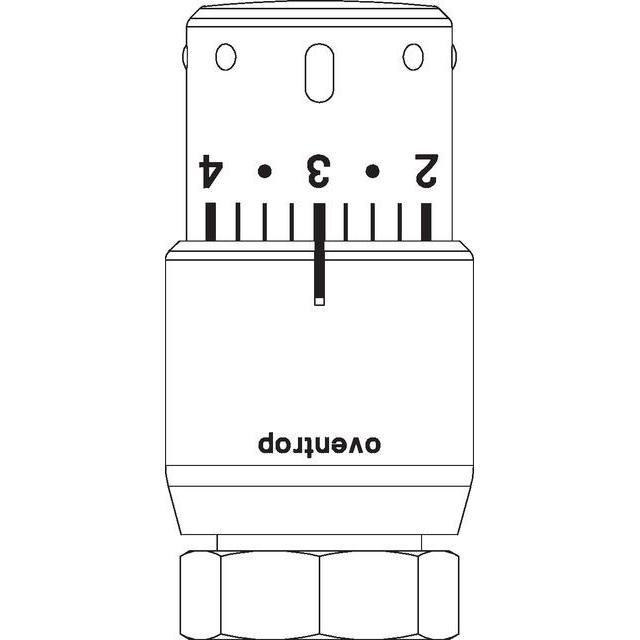 Oventrop Thermostat Uni SH 7-28 Grad mit Flüssig-Fühler verchromt 1012069 - Bild 4