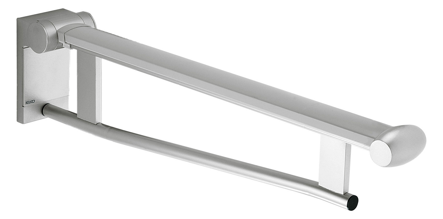 Keuco Stützklappgriff WT Plan Care verchromt lichtgrau 34902010638 - Bild 1