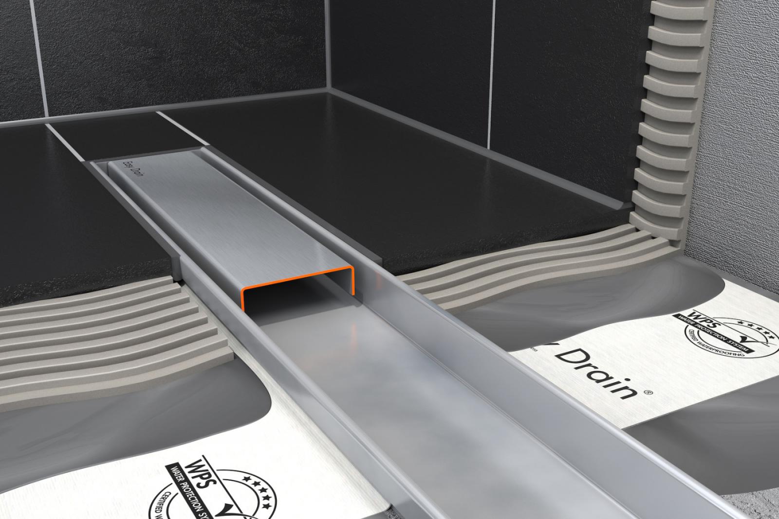 ESS Duschrinne Easy Drain Compact 30 FF 800 mm Edelstahl Abdeckung Zero gebürstet EDCOMFFZ 800-30 - Bild 3