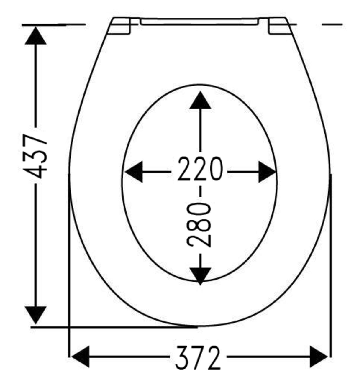 WC-Sitz one mit Deckel, weiß, mit Edelstahl-Scharnieren - Bild 5