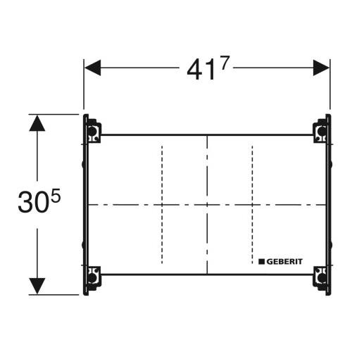 Geberit GIS Universal UP-Platte 461.173.00.1 - Bild 2