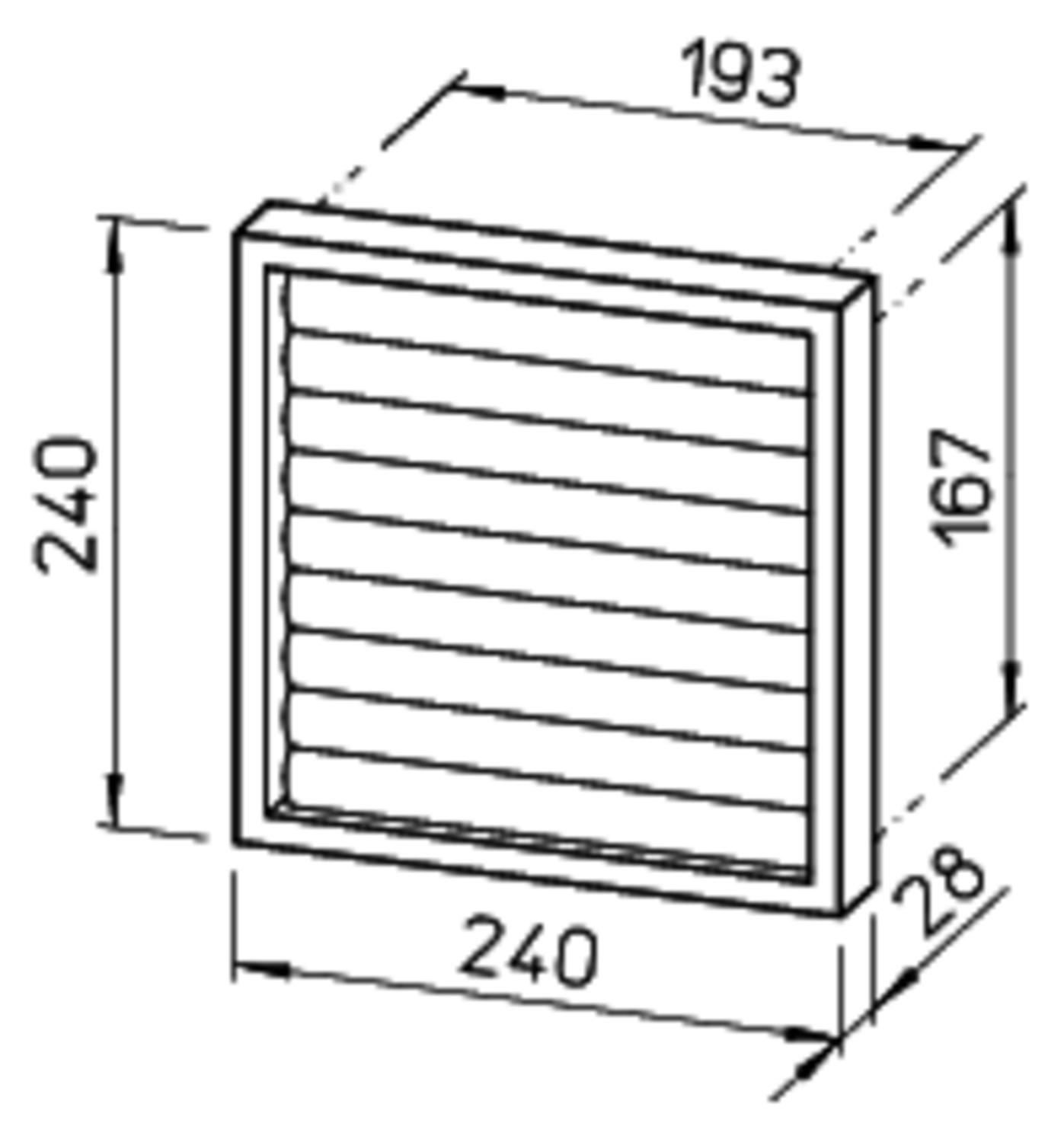 Helios Verschlussklappe VK 200 Kunststoff hellgrau bis max. 10 m/s Nr. 00758 - Bild 2