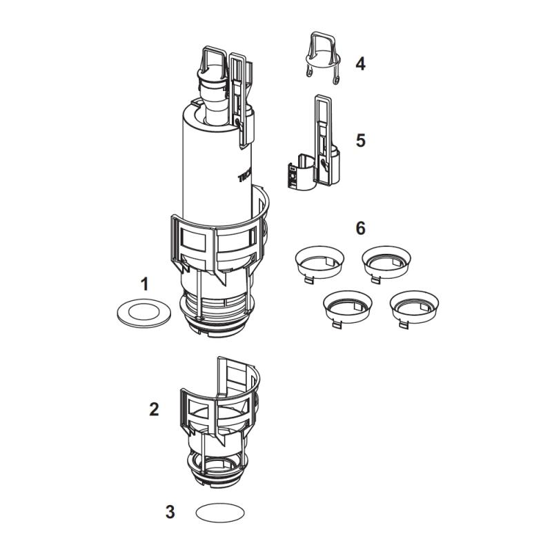 TECE O-Ring 9820005, Ersatzteil für Ablaufventil A1 und A2 - Bild 2
