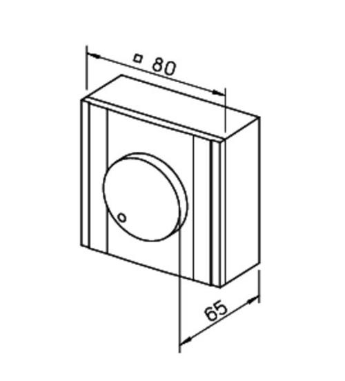 Helios Drehzahlsteller ESA 3 stufenlose Steuerung Aufputz IP 40 mit Ein-/Aus-Schalter Nr. 239 - Bild 2