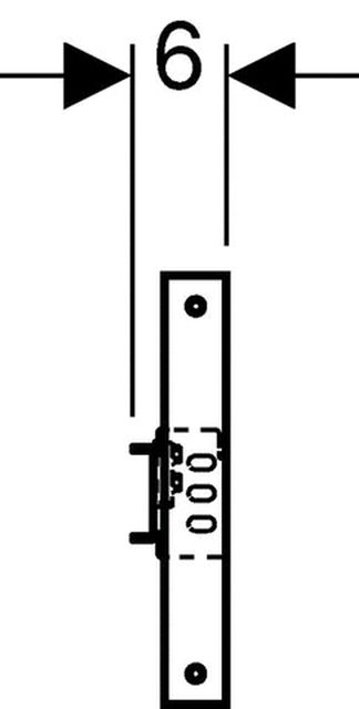 Geberit Duofix Bade-/Duschwanne Traverse für AP-Armatur