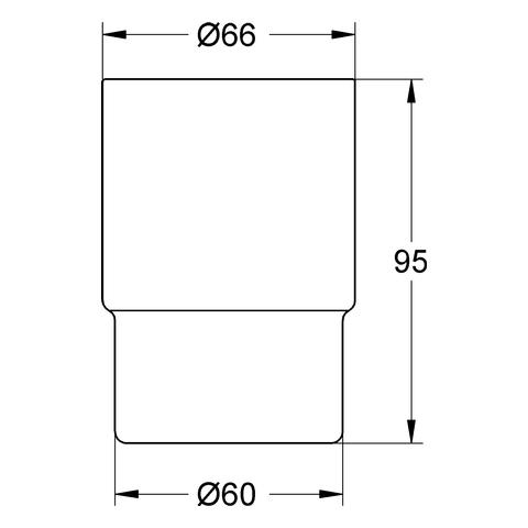 Grohe Glas Essentials 40372 passend für Halter Essentials/- Essentials Cube 40372001 - Bild 3
