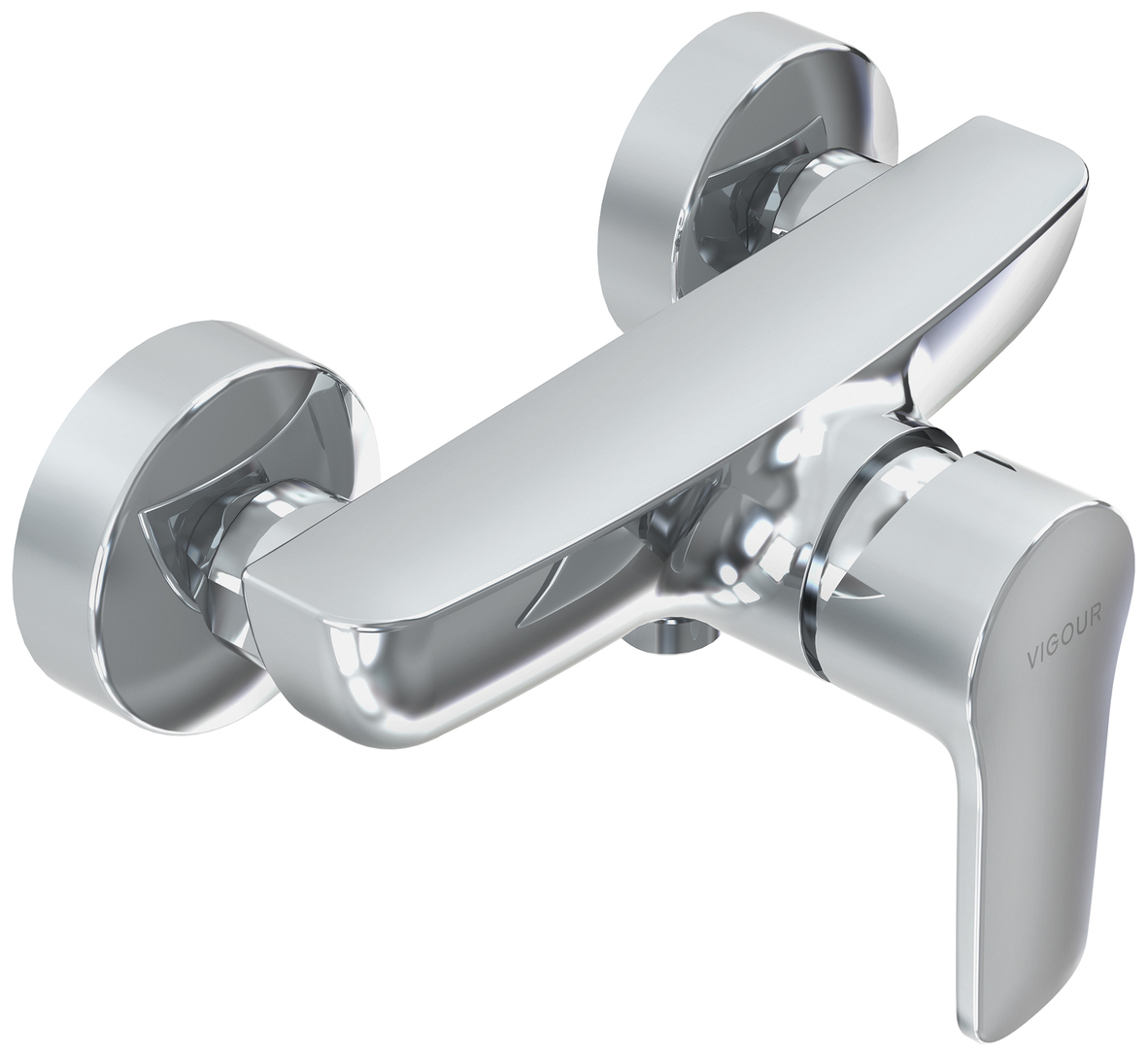 VIGOUR Einhand-Aufputz-Brausebatterie derby V3 ohne Brausegarnitur verchromt