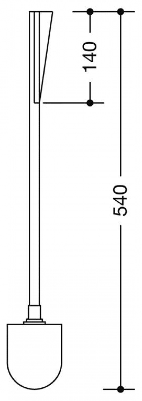 HEWI Serie 801 WC-Bürste reinweiß 801.20.010.99 - Bild 2