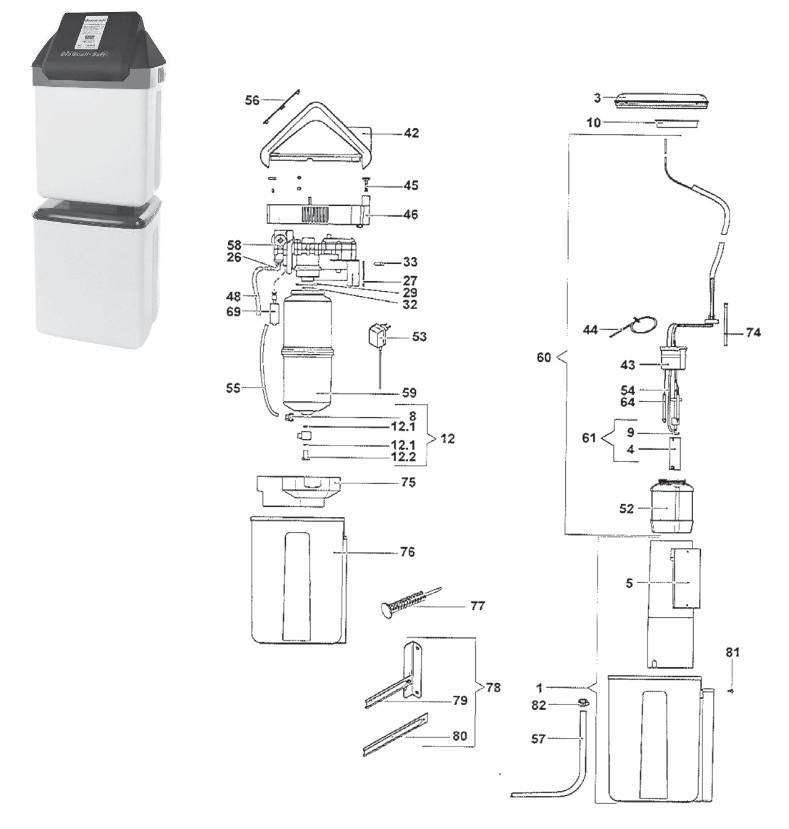 JUDO Verschleißteilset für Enthärtungsanlage Bioquell JBQ-Serie 2201032 - Bild 5