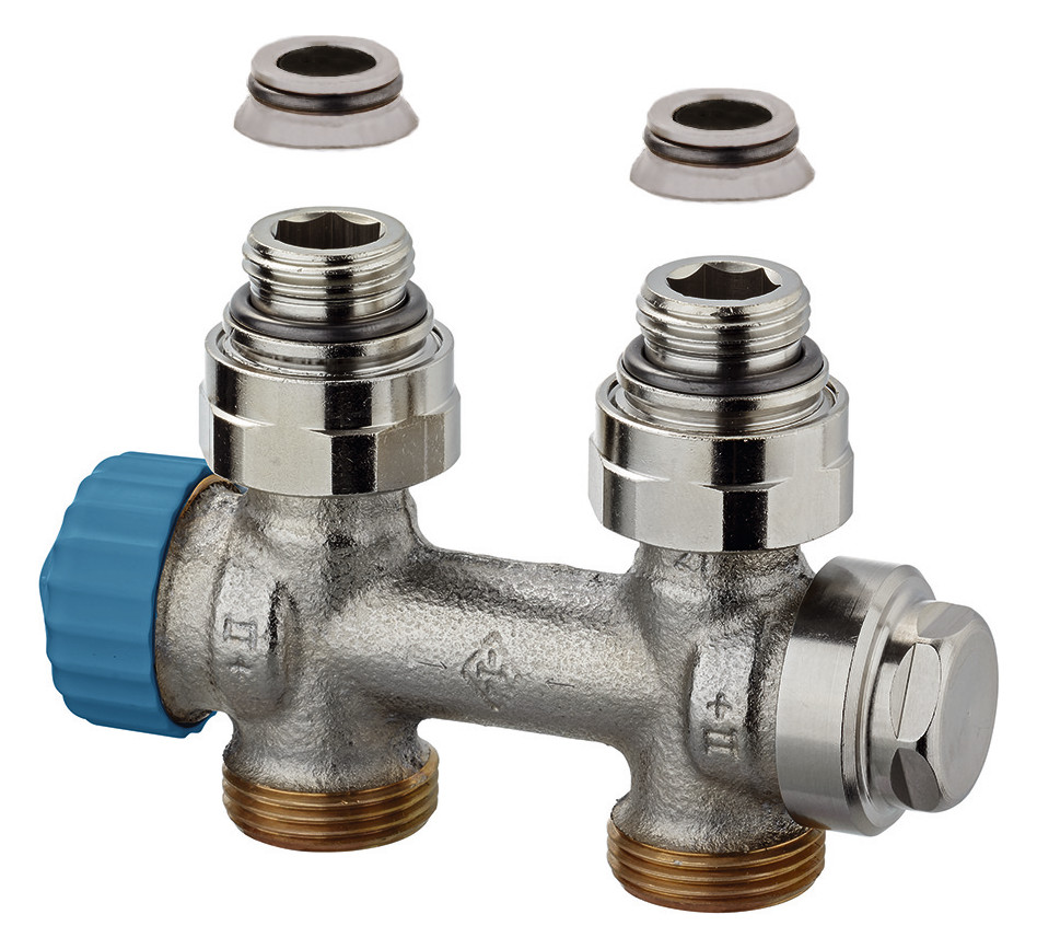 Heimeier Multilux 1-Rohr-Thermostat-Ventilunterteil DN 20 Durchgang IG 1/2'' 3854-02.000 - Bild 1