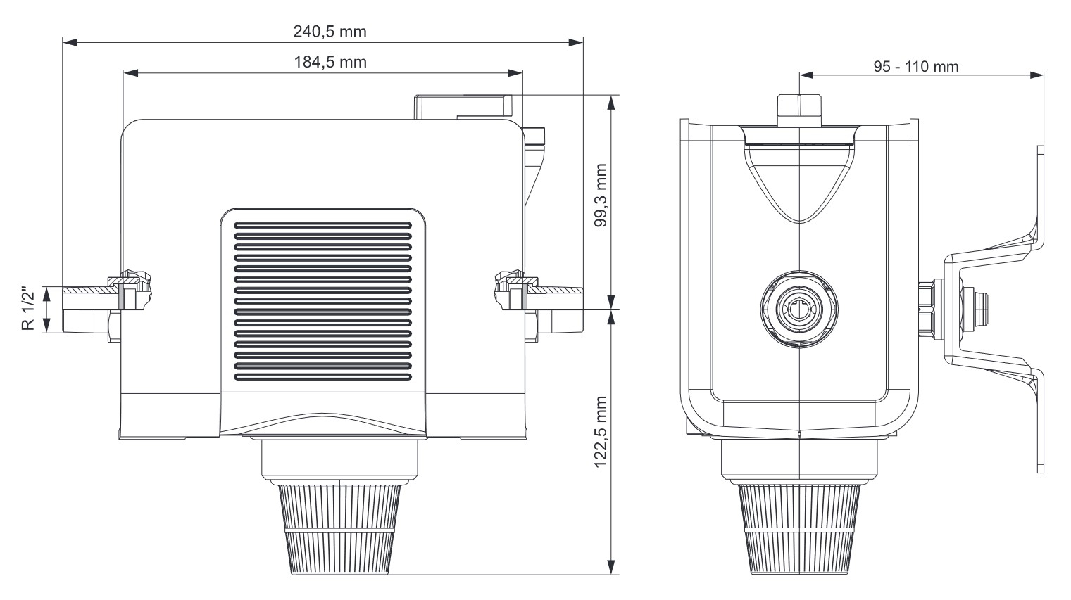 CONEL Füllstation CLEAR PRO FILL DN15 (1/2'') Anschlussarmatur ohne Kartusche - Bild 2