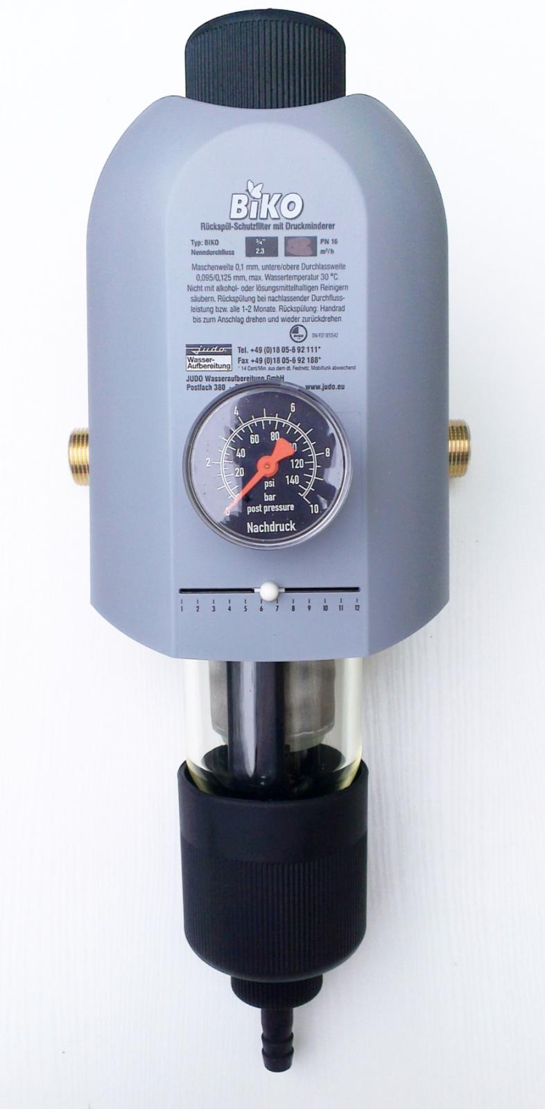 JUDO BIKO Hauswasserstation 1'' Baulänge 195 mm mit Verschraubungen 3,6 m³/h 8172002 - Bild 1