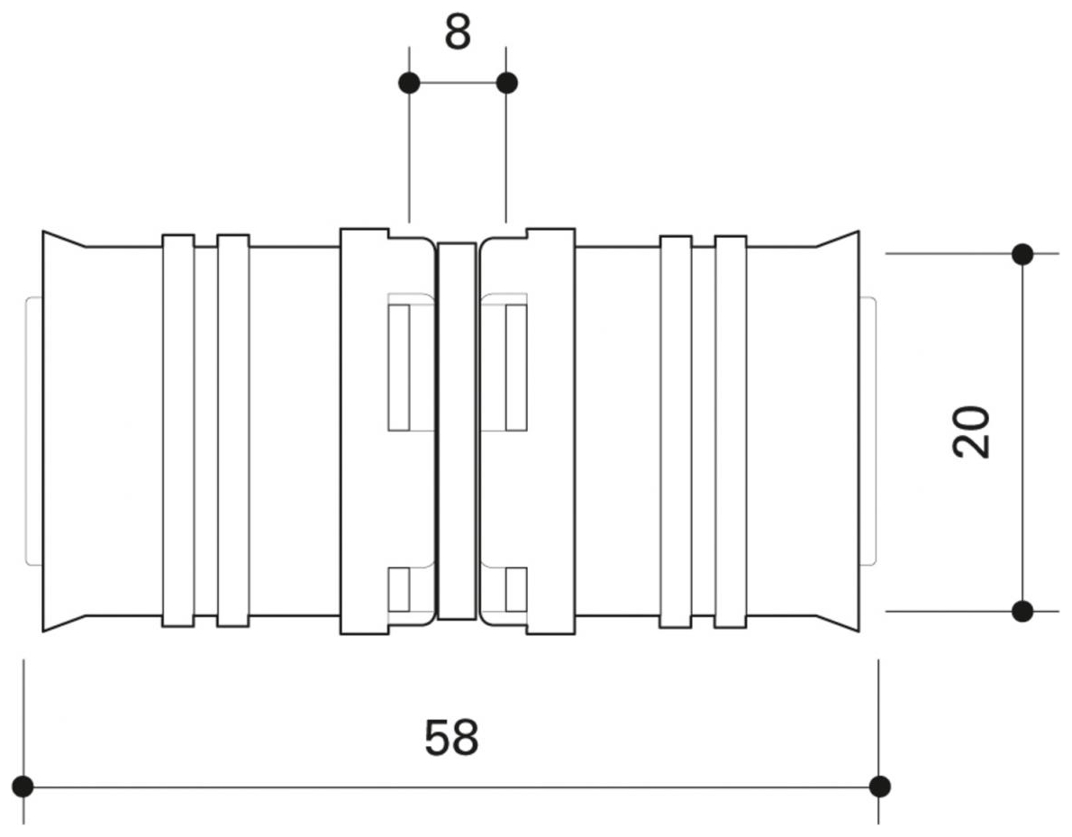 CONEL Connect MV2 Kupplung 20 mm CCMVK20N - Bild 2
