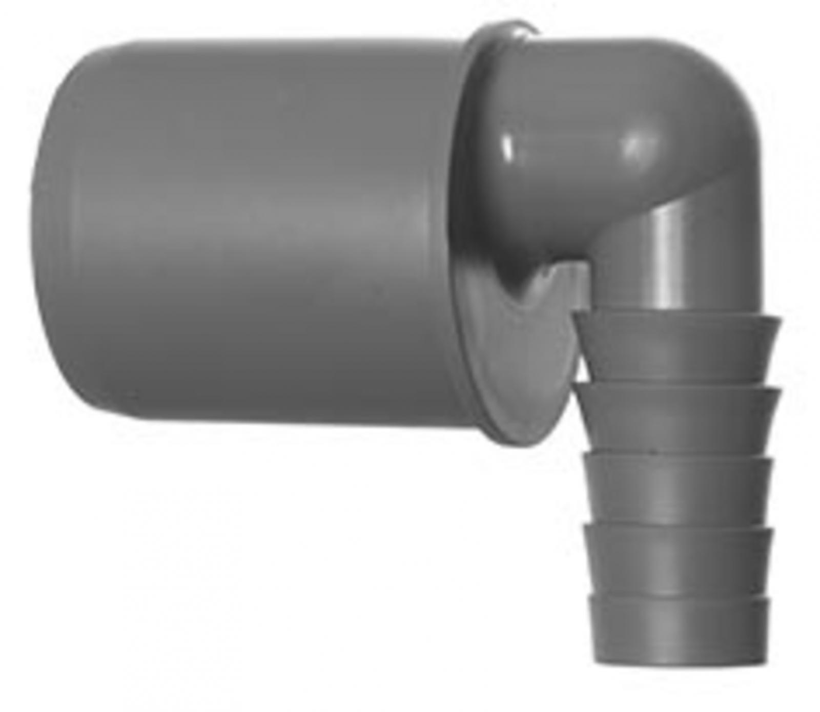 HT Schlauchwinkel DN 40 Übergang von Schlauch 19-21mm zum Abflussrohr 50040SW - Bild 1