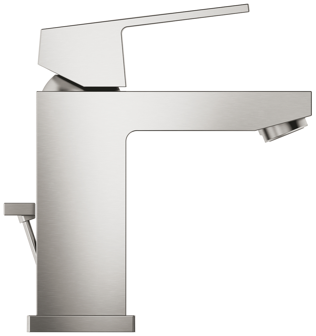 GROHE Waschtischbatterie Eurocube EcoJoy mit Ablaufgarnitur supersteel 23127DC0 - Bild 3