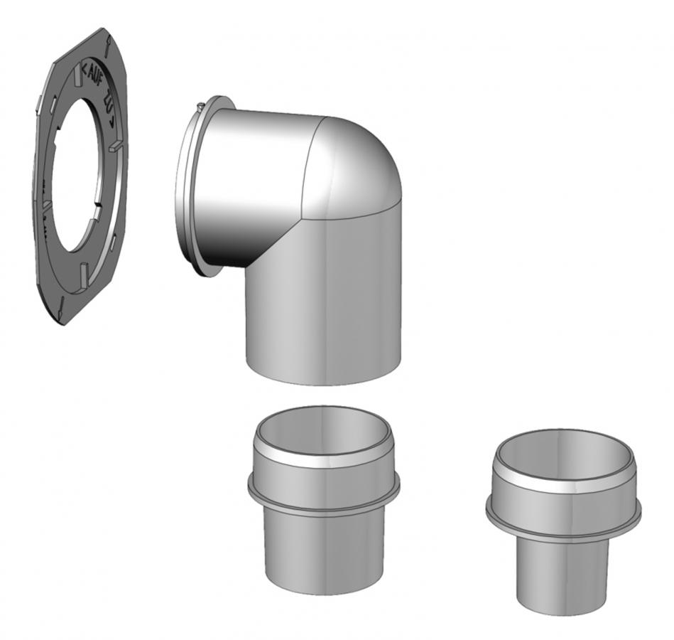 Helios WC-Anbindungsset ELS-WCS für Typen ELS-GU/-GUBA Nr. 8191 - Bild 1