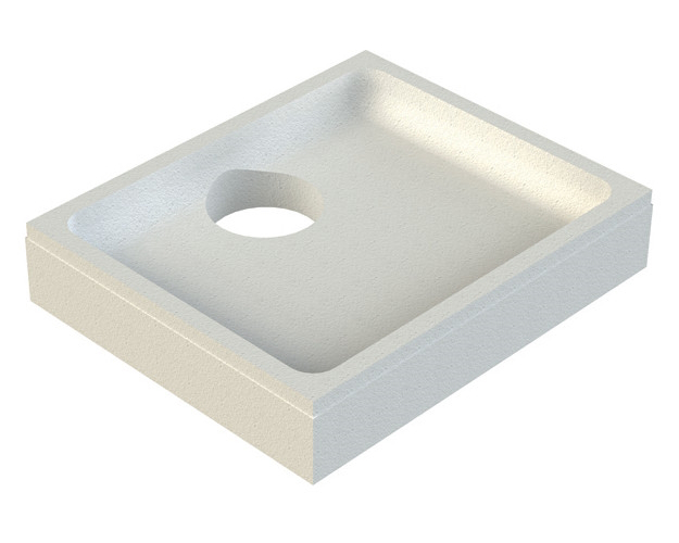 Duschwannenträger 87x72x17cm, für Duschwanne 90x75x6,5 cm rechteckig extraflach - Bild 1