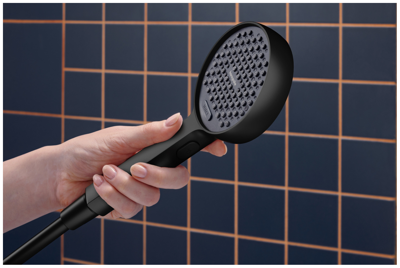 Hansgrohe Handbrause Activera Select S 95 2jet EcoSmart mit Booster schwarz matt