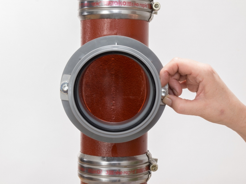 Airfit Flansch-Adapter DN 100 x 100 Lochabstand 125 - 143mm 119110FA - Bild 4