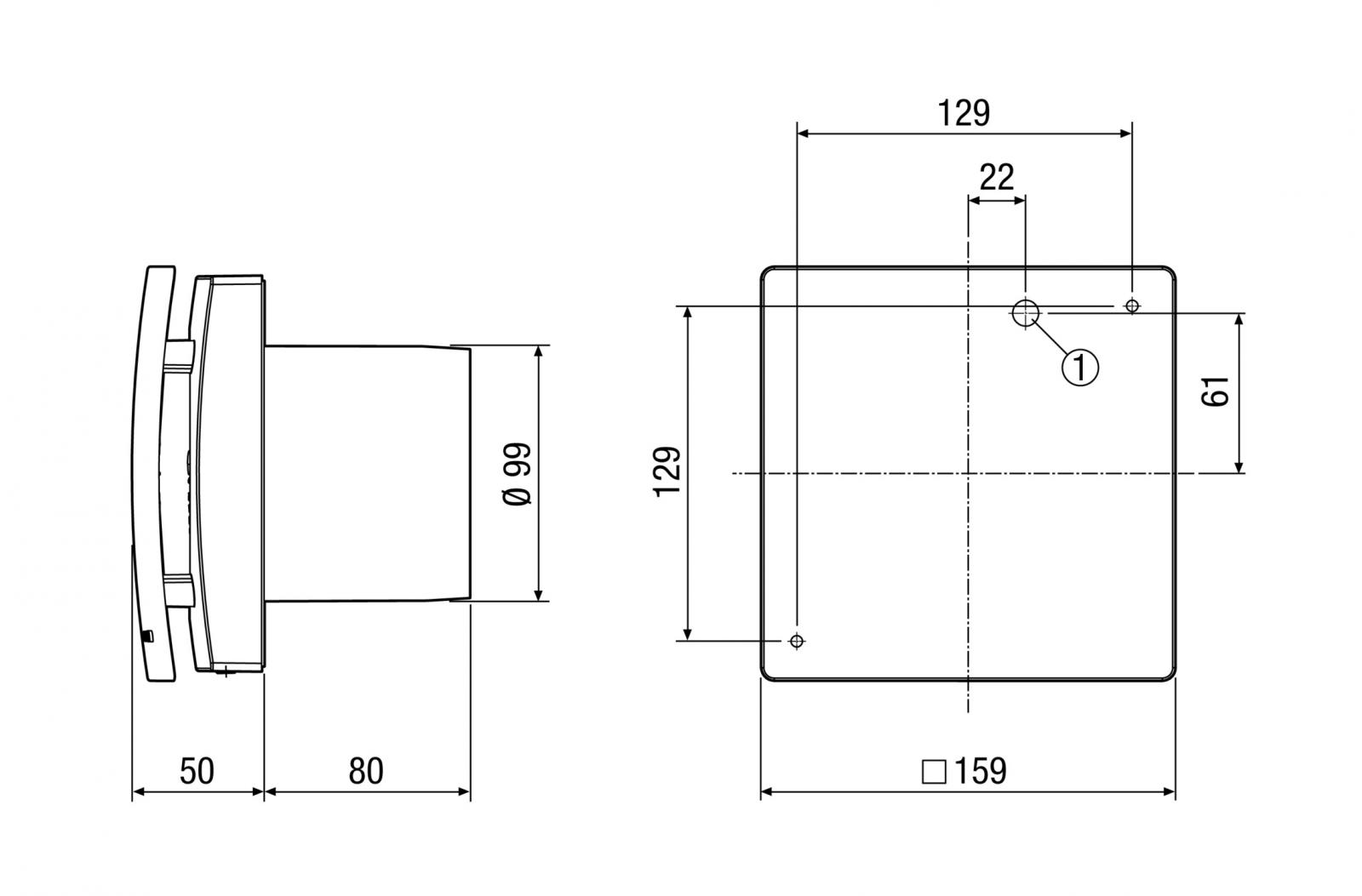 Maico Kleinraumventilator ECA 100 ipro H Feuchte DN 100 Nr. 0084.0203 - Bild 2
