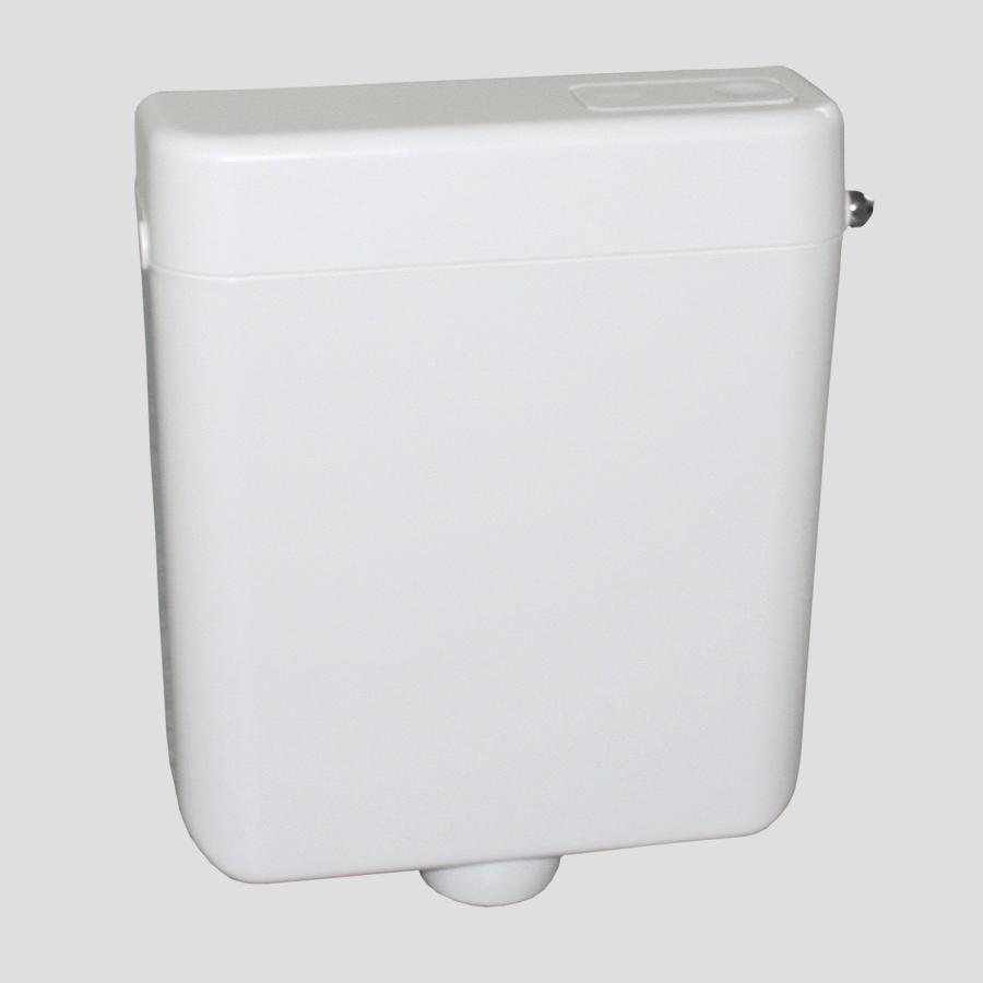 SANIT Spülkasten 937 (6 Liter) tiefhängend mit Eckventil und Start-Stopp-Technik, weiß - Bild 1