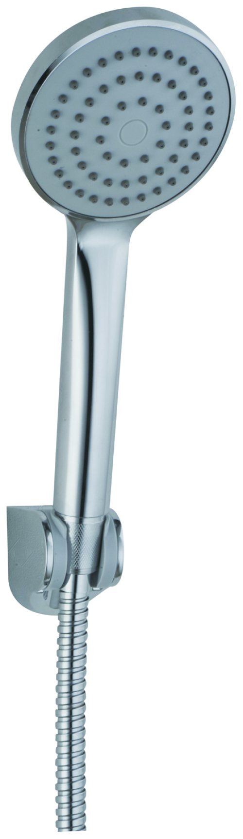 VIGOUR Wannenset V1 mit Wandhalter, Brauseschlauch und Handbrause 1-strahlig verchromt